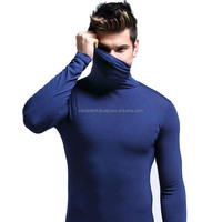 Pull en maille polaire à col rond pour homme et garçon, coupe ajustée, manches longues, chaud pour l'hiver, grande taille, anti-boulochage, séchage rapide