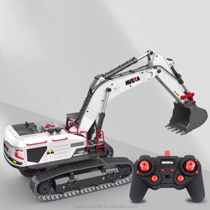 Excavadora RC 1/14 en Oferta, Vehículo de Construcción de Metal con Control Remoto - Product Image 1