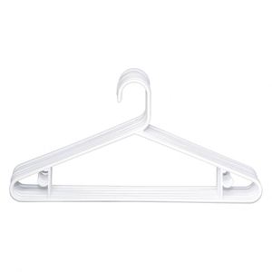 Heavy Duty Cheap <b>White</b> ABS Plastic High Quality Multifunctional Clothes Hangers <b>Wardrobe</b> <b>Single</b> Tier Clothing Organizer Free - Product Image 1