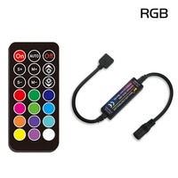 5V 30W 12V 72W 24 144W RF mini taille RGB CCT RGBW couleur unique led gradateur à distance contrôleur