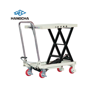 HangCha 300kg CE aprobado compacto semieléctrico tijeras mesa elevadora móvil <span class=keywords><strong>Mini</strong></span> plataforma hidráulica para operaciones comerciales - Product Image 6