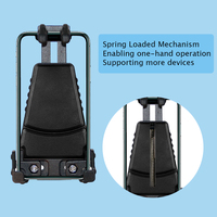 Cabeza de bola de montaje autoadhesiva ajustable, soporte para teléfono móvil de 1 pulgada para coche, soporte para salpicadero, soporte adhesivo para teléfono para Ram