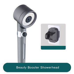 Brosse de massage du cuir chevelu pour douche, avec <span class=keywords><strong>filtre</strong></span> à charbon actif haute pression, 3 modes, logo personnalisé OEM, vente en gros d'usine de plastique - Product Image 2