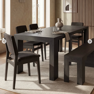 <span class=keywords><strong>Table</strong></span> à manger extensible carrée élégante en bois massif 120-160-300cm pour la maison, l'hôtel et les espaces de restauration – Collection 2027 USA Supermarket - Product Image 1
