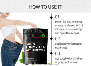 Wins Town flat tummy <b>tea</b> with moring Leaf Leaves Extract Capsules Supplement Vegan Pure Organic Moringa <b>tea</b> - Product Image 6
