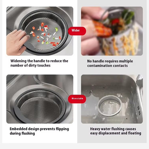Fregadero de Cocina Estilo Japonés <span class=keywords><strong>con</strong></span> Estante de Almacenamiento, Nuevo Modelo 2026, Fregaderos Individuales de Acero Inoxidable 304 a Precio Económico - Product Image 5