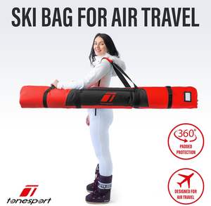 Bolsa de Esquí Impermeable de Alta Calidad y Totalmente Acolchada para Esquís de hasta 175 CM, Bolsa de Esquí Gruesa de 360 Grados - Product Image 2