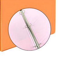 Carpeta de Anillas Metálica A4 con Páginas Internas Desmontables, Cubierta Personalizada Impresa, para Almacenamiento de Documentos de Oficina