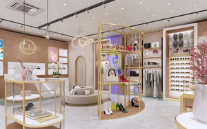 Túi Và Giày Cố Định Cửa Hàng Bán Lẻ Đồ Nội Thất Trưng Bày Cửa Hàng Trưng Bày Thiết Kế Nội Thất Cửa Hàng Trưng Bày - Product Image 2