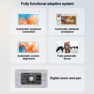 Máy chiếu mini di động đa hướng 360 độ, độ phân giải gốc 1080P, B15, rạp chiếu phim tại gia, máy chiếu phim di động HD 1080P - Product Image 5