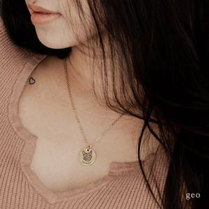 Pendentif Médaille <span class=keywords><strong>Personnalisé</strong></span> en Acier Inoxydable 304 Gravé au Laser avec Photo d'Animal de Compagnie (Chien, <span class=keywords><strong>Chat</strong></span>) – Cadeau Commémoratif Tendance - Product Image 6