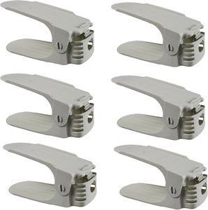 Estante Doble para Zapatos, Organizador de Armario, Apilador de Zapatos Ajustable, Ahorrador de Espacio, Ranuras para Zapatos - Product Image 1