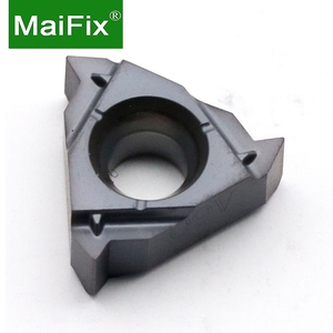 Maifix 10 Stück 11IR A60 <span class=keywords><strong>ZP10</strong></span> Hartmetall-Schneideeinsätze CNC-Drehwerkzeuge Stahlschneidende Diamant-Dreh- und Gewindeeinsätze - Product Image 5