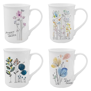 Mug en céramique élégant et durable, cadeau d'affaires idéal, nouveau fabricant chinois, design floral tendance pour le café et le thé - Product Image 5