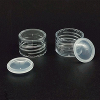 Petit contenant transparent pour déodorant, enroulé, 6g