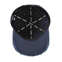 Gorra de béisbol con agujero de borde crudo, sombrero de hip-hop informal para hombres y mujeres, sombrero de Sol para hombres de Montañismo con personalidad