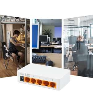 Commutateur ethernet gigabit KuWFi, haute qualité, <span class=keywords><strong>mini</strong></span> répartiteur rj45, ethernet rapide, 5 ports blancs, commutateur réseau 1000mbps - Product Image 6