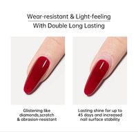 Gel UV pour ongles, Top Coat sans résidu, finition miroir, anti-taches, prévention des bords qui se décolorent, non toxique, sans HEMA, végétalien, fournitures de manucure en gros