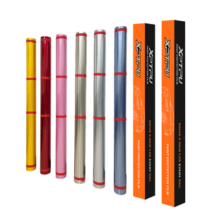 فيلم تغليف سيارات فائق اللمعان بألوان معدنية أبيض وأزرق وأخضر وأحمر ورمادي، فيلم تغيير لون السيارة بدون فقاعات 1.52*17 متر، غلاف فينيل PET لهيكل السيارة - Product Image 1