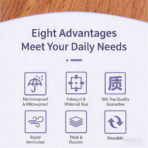 Sac de rangement <span class=keywords><strong>sous</strong></span> <span class=keywords><strong>vide</strong></span> en plastique PA+PE, forme rectangulaire, sac de compression pour économiser de l'espace, pour les voyages, compression pour gagner de la place - Product Image 3