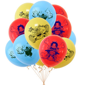 Anime un pezzo decorazioni festa di Halloween palloncino Luffy Banner e torta Toppers ragazzi forniture di compleanno X0445 - Product Image 6