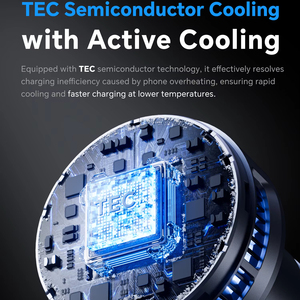 3-Trong-1 15W Nhanh Chóng Sạc Không Dây 2025 Sáng Tạo Mới Hợp Kim Nhôm TEC Bán Dẫn Làm Mát Không Khí Từ Tính Đa Chức Năng - Product Image 3