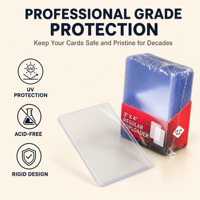 En gros, Toploaders PVC Ultrapro 3x4 35pt personnalisés pour cartes K-pop et sportives, sans acide