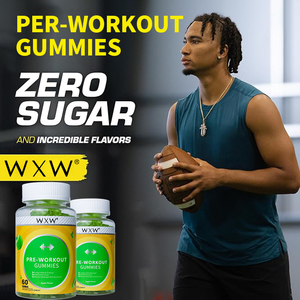 Alta calidad Pre-entrenamiento Energía Metabolismo más rápido Gummy Pre-entrenamiento Suplemento Creatina Monohidrato Gummies - Product Image 5