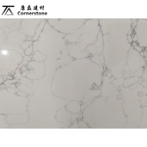 אבן קוורץ קלקטה איכותית בצבע ורידים קלקטה, דמוי שיש, לאי מטבח, ידידותית לסביבה - Product Image 4