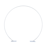 Wintina Arche de mariage ronde en aluminium de haute qualité, support de toile de fond réglable pour tuyau et drapé pour la décoration de mariage
