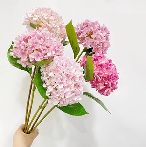 ดอกไฮเดรนเยียผ้าไหมเทียม YOPIN-3501 สัมผัสเหมือนจริง สำหรับตกแต่งงานแต่งงาน - Product Image 3