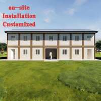 Villa hôtel conteneur en acier galvanisé, certifiée CE, personnalisable, 20 pieds, extensible, avec panneaux sandwich respirants et design industriel