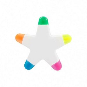 Cadeau promotionnel de papeterie : Mini stylo imprimé et surligneur amovible 5-en-1, personnalisable avec logo - Product Image 1