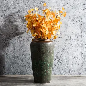 Vase de sol Arrangement de fleurs séchées moderne Wohnzimmer Dekoration Retor Vasis en céramique élégant grands Vases de sol cramiques chinois