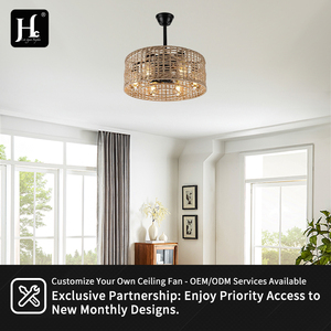 Lámpara colgante de ratán tejida a mano de 20 pulgadas – lámpara colgante de bambú estilo boho vintage con acabado dorado - Product Image 5