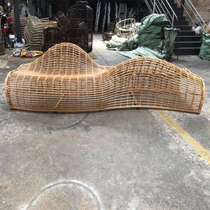 Muebles de Jardín Creativos para Exteriores, Resistentes al Agua y al Sol, de Mimbre y Aluminio para Patio y Terraza - Product Image 1