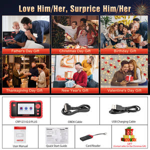 Herramienta de diagnóstico básica LAUNCH CRP123 V2.0 PLUS, escáner OBD2 de sistema completo con 8 funciones de reinicio, actualizaciones gratuitas de por vida. - Product Image 6