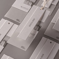 Étiquettes de marque en papier écologiques pour sacs, sous-vêtements, vêtements - Étiquettes personnalisées avec logo, finition estampée à chaud, formes personnalisées, options multicolores