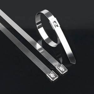 الأعلى مبيعًا روابط كبل من الفولاذ المقاوم للصدأ ذاتية القفل متينة * * <span class=keywords><strong>SS</strong></span> سلك بسحاب للكابلات الأعلى مبيعًا - Product Image 1