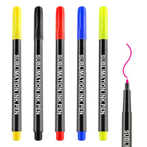 <span class=keywords><strong>Marqueurs</strong></span> de transfert à repasser de qualité: idéaux pour le bricolage, les tasses et les t-shirts avec des stylos à encre <span class=keywords><strong>infusible</strong></span> résistants - Product Image 1