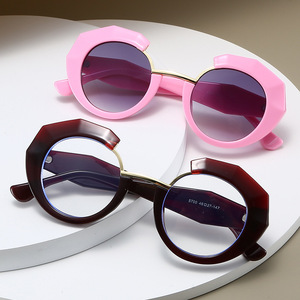 Nuovi <span class=keywords><strong>Occhiali</strong></span> da Vista 2026 con Montatura Irregolare in Metallo, Decorativi e Piatti, per Donne, Trendy e Originali con Motivi Geometrici, Anti-<span class=keywords><strong>Luce</strong></span> <span class=keywords><strong>Blu</strong></span> - Product Image 2