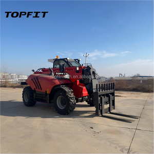 Mini Wheeled Loader with Telescopic Arm Yunnei 58KW Engine Telehandler Two Section Arms Cab Heater <b>Cooler</b> <b>AC</b> for Sale - Product Image 3