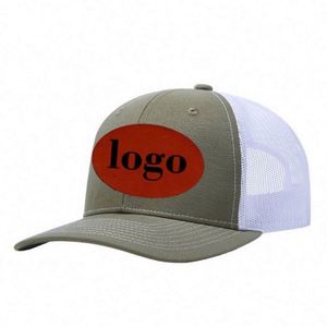 Casquettes de sport 6 panneaux de haute qualité avec logo personnalisé en cuir, vente en gros, casquettes trucker Richardson 112 vierges en maille - Product Image 1