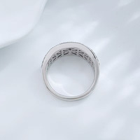 Anelli di Fidanzamento da Donna in Platino Pt950 con Diamanti Coltivati in Laboratorio, Stile Lusso Leggero, con Motivo Floreale a Grappolo di Farfalle e Pavé Completo, Anelli alla Moda
