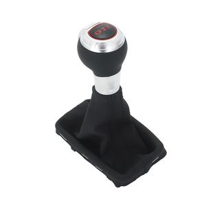 Couvre-poignée de levier de vitesses Volkswagen Golf 7, style GTI, matériau PU, design ergonomique - Product Image 1