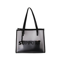 Sac fourre-tout transparent en PVC holographique tendance et pas cher, idéal pour les étudiants – Collection Designer