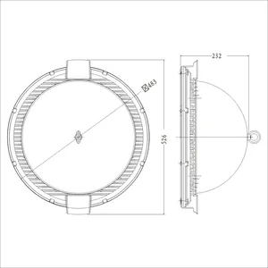 עמיד למים Ip65 Led גבוה מפרץ אור 150W מחסן ארנה ספורט אצטדיון מנורות תעשייתיות