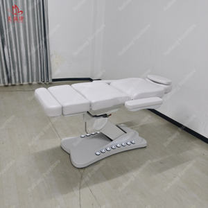 Tienda De Tatuajes de Podología médica moderna blanca giratoria, silla estética, salón de belleza, cama Facial, tratamiento de Spa eléctrico, mesa de masaje - Product Image 6