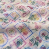 Tissu satiné imprimé numérique floral personnalisé, 81% nylon, 19% élasthanne, maille extensible légère et respirante, tricoté 70gsm, rideaux
