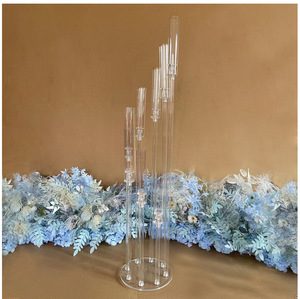 Bougeoir en acrylique pour chandeliers à LED pour table, centre de table, salon, fête de mariage, anniversaire - Product Image 1